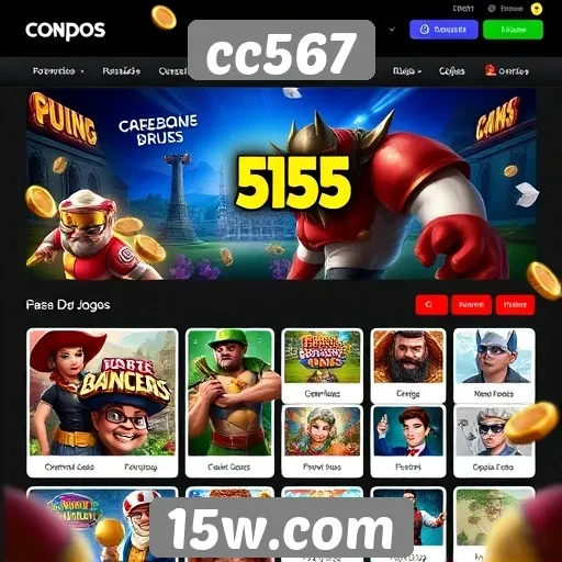 Desempenho do site cc567 no mercado de jogos